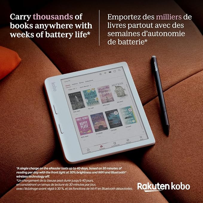 Kobo Libra Colour | eReader | 7” Glare-Free Colour E Ink Kaleido™ 3 Display | - Image 9