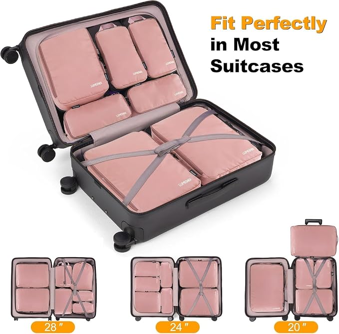 8 Set Compression Packing Cubes - Image 2