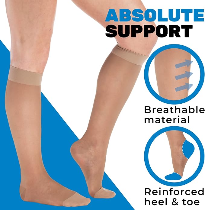 Made in USA - Sheer Compression Socks - Image 3