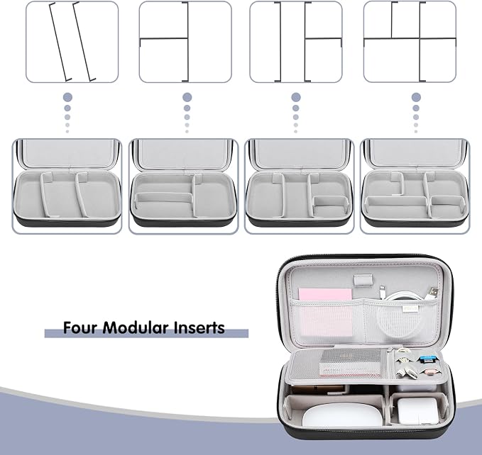 MOSISO Electronic Organizer Travel Case Compatible - Image 3