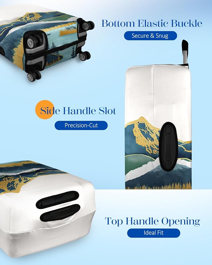 Slohif Luggage Cover for Suitcase Tsa Approved Protector - Image 5