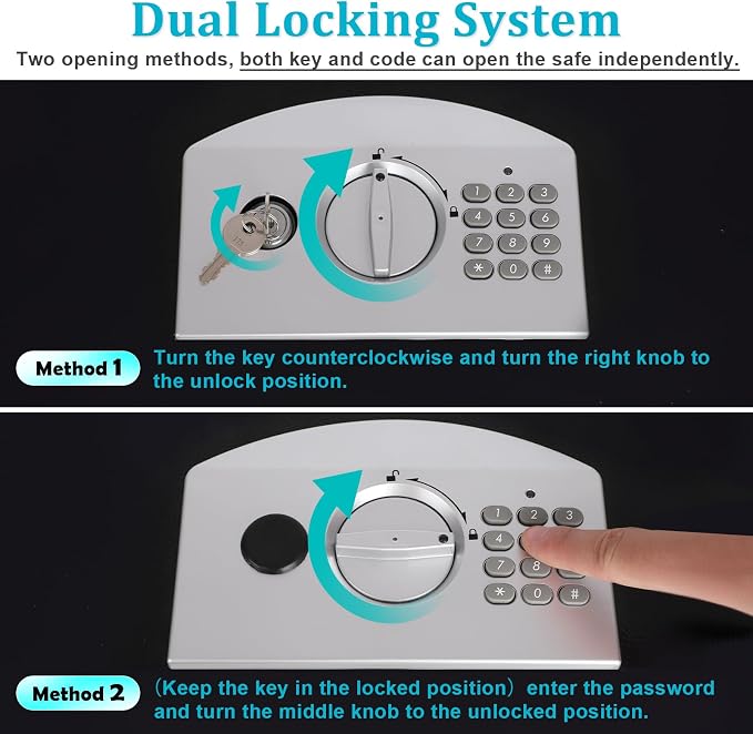 Dalmbox Portable Metal Safe Box - Image 3