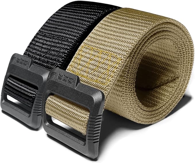 CQR Tactical Belt, Military Style Heavy Duty Belt, Webbing EDC Quick-Release by CQR%C2%AE