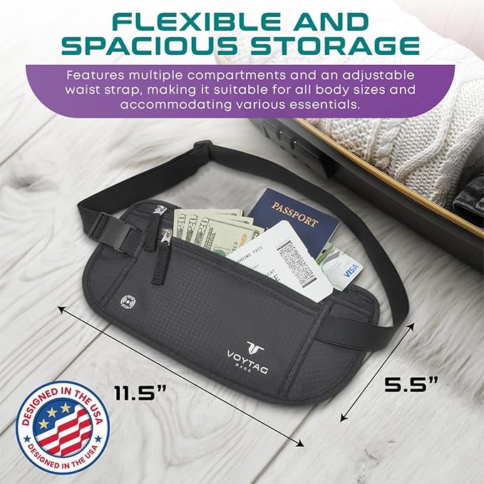 Travel Money Belt & Passport Holder - Image 6