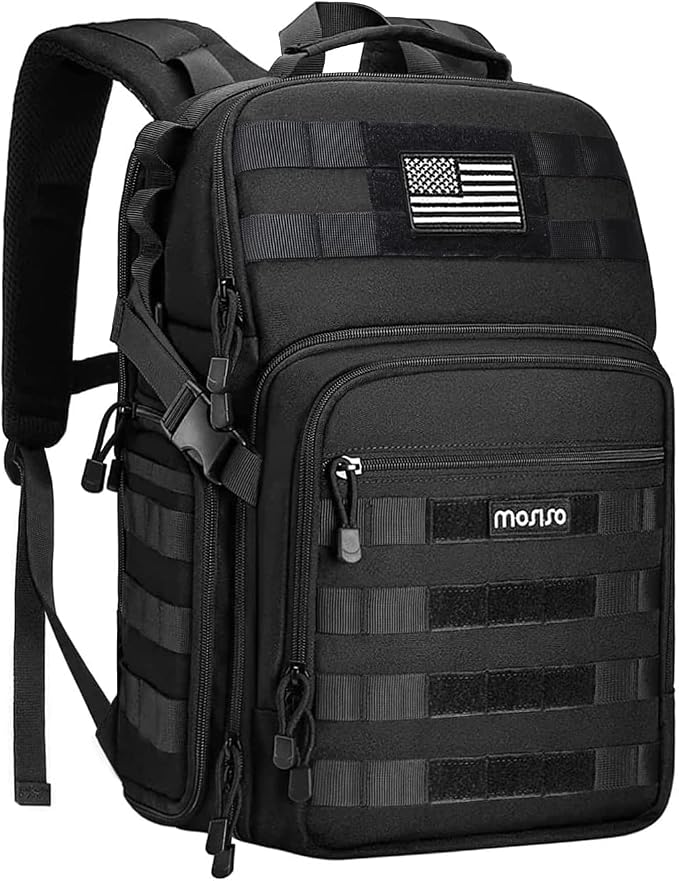 MOSISO Camera Backpack, DSLR/SLR/Mirrorless Tactical Camera Bag Case by MOSISO