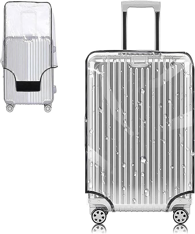 Yotako Clear PVC Suitcase Cover Protectors 32 Inch Luggage Cover by YOTAKO