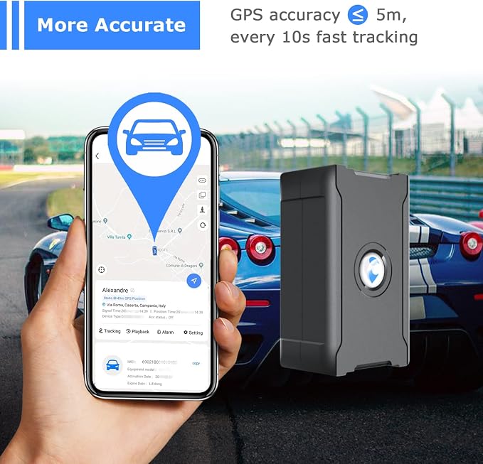 GPS Tracker for Vehicles, 6000Mah Battery Life Up to 90 Days, Waterproof - Image 3