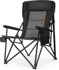 LET'S CAMP Oversized Camping Chairs 29.52" High Back Heavy Duty Lawn Chair by LETSCAMP