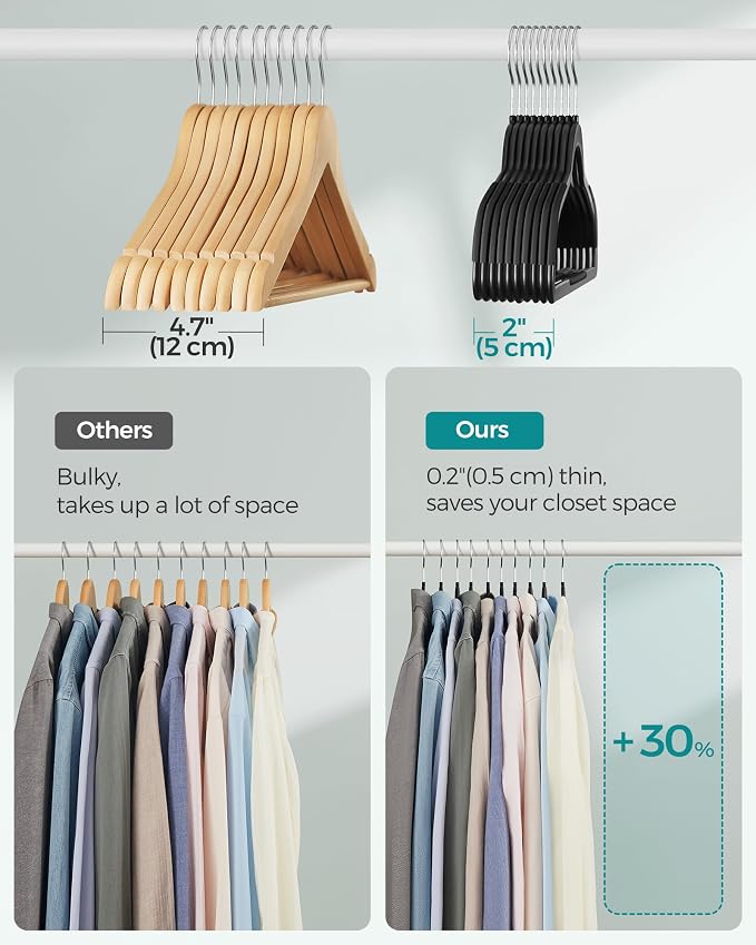 SONGMICS Clothes Hangers, Space-Saving - Image 5