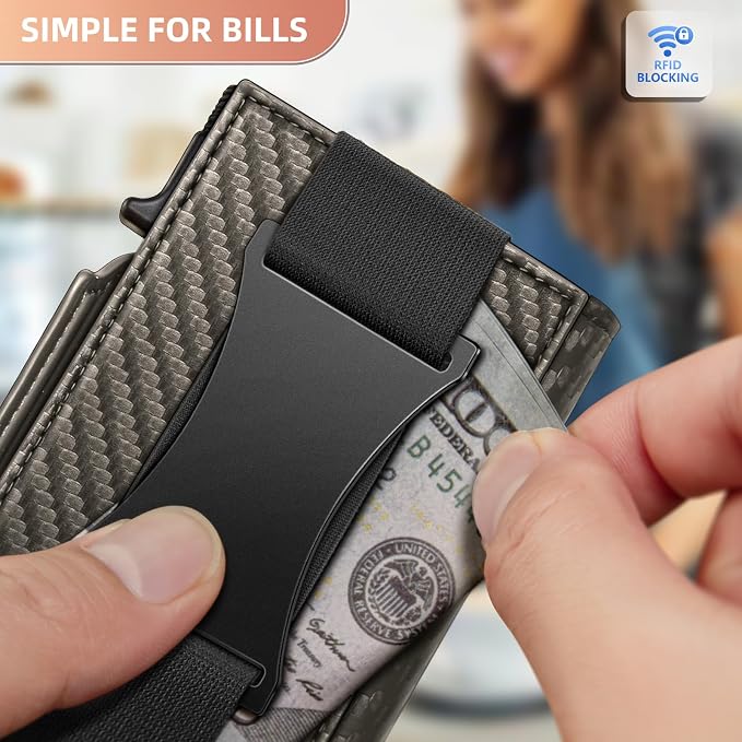 BULLIANT Men Wallet Gift Boxed, Slim Front Pocket Wallet Money Clip Card Holder - Image 6