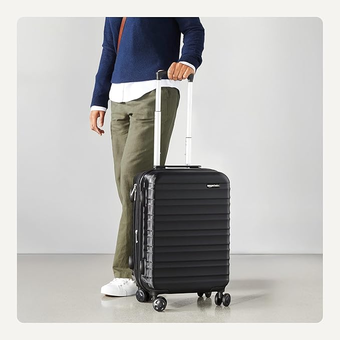 Amazon Basics 26" Hardside Medium Checked Luggage, Hardshell Suitcase - Image 3