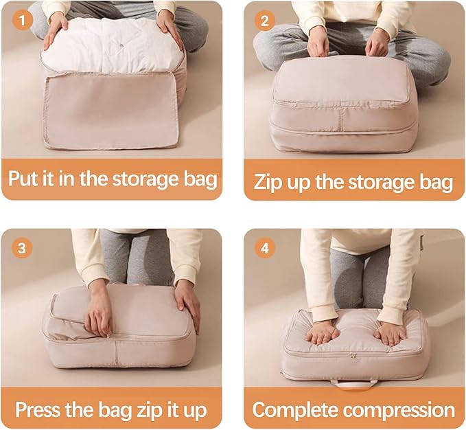 XL Ultra Space Saving Bags self compression organizer bags space saver bag - Image 5