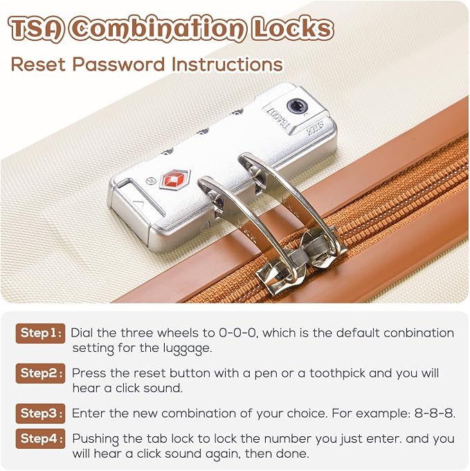 imiomo Luggage Sets 3 Piece, Expandable Hardside Suitcase Set - Image 4