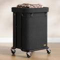 Laundry Basket with Wheels 150L/40Gal, Rolling Laundry Hamper with Steel Fram by Nunsino