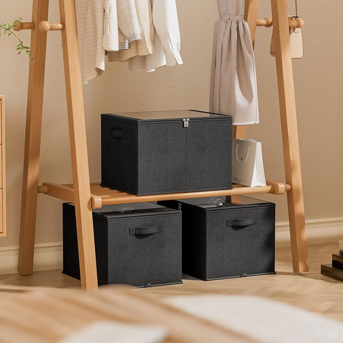 Shoe Organizer for Closet, 2 Pack Sturdy Shoe Storage Bins - Image 7