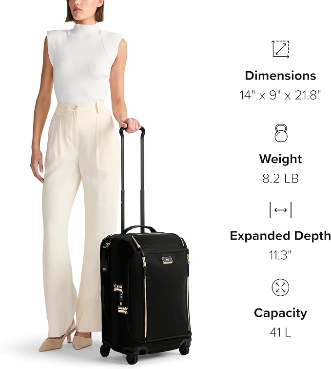 TUMI - Voyageur Leger 4 Wheeled Luggage - Women's Lightweight and Spacious - Image 7