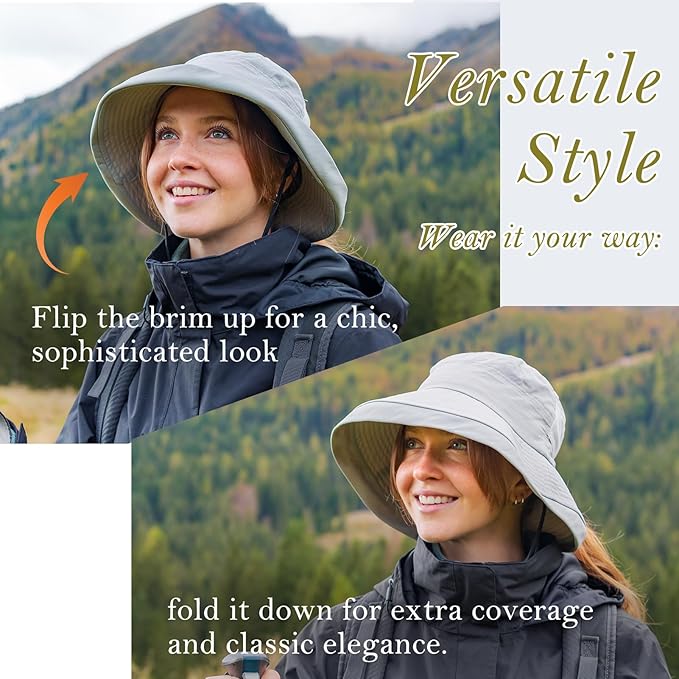 TOP-EX XL/XXL Women’s Wide Brim Bucket Sun Hat - Image 4