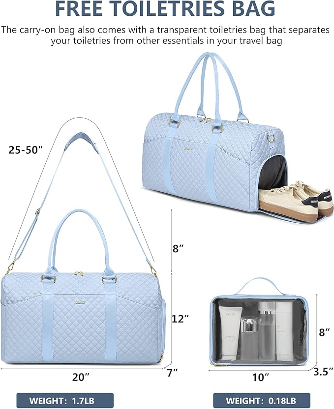 Women Duffle Weekender Travel Bag: Large Duffel Bags - Image 5