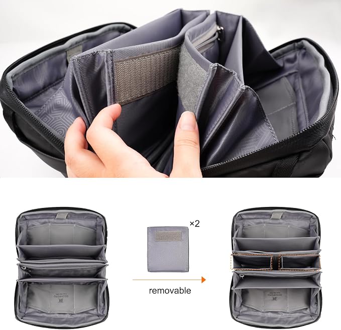 Besnfoto Tech Pouch Electronic Organizer Accessory Bag Waterproof Travel - Image 4