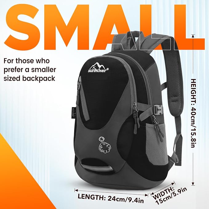 sunhiker Cycling Hiking Backpack Water Resistant Travel Backpack Lightweight - Image 2