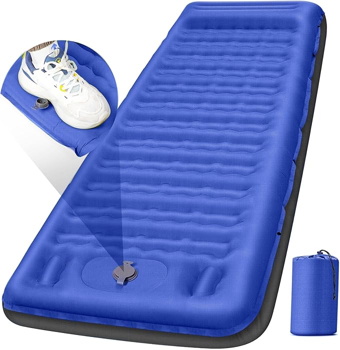 Camping Sleeping Pad 5 Inch, Inflatable Sleeping Pad by FNARMW