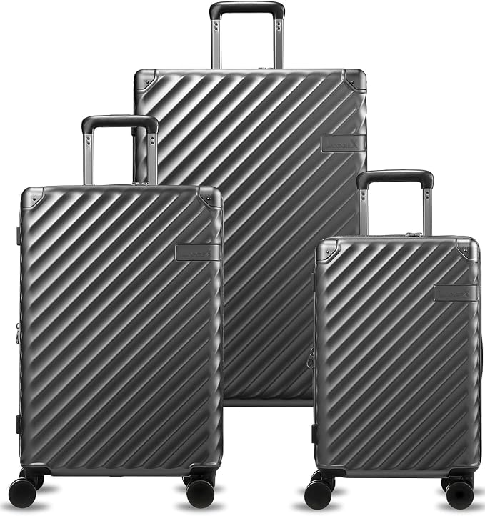LUGGEX Luggage with Spinner Wheels, Polycarbonate Expandable Hard Shell Suitcase by LuggeXLUGGAGE
