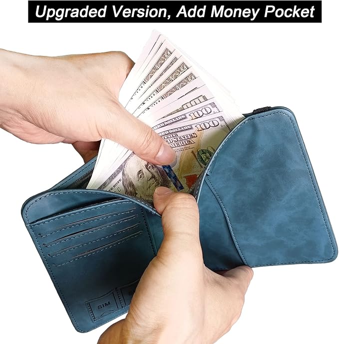 Passport Holder Cover Wallet Travel Essentials Leather Rfid Blocking Case - Image 4