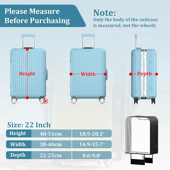 Upgraded Elastic Suitcase Covers - Image 2