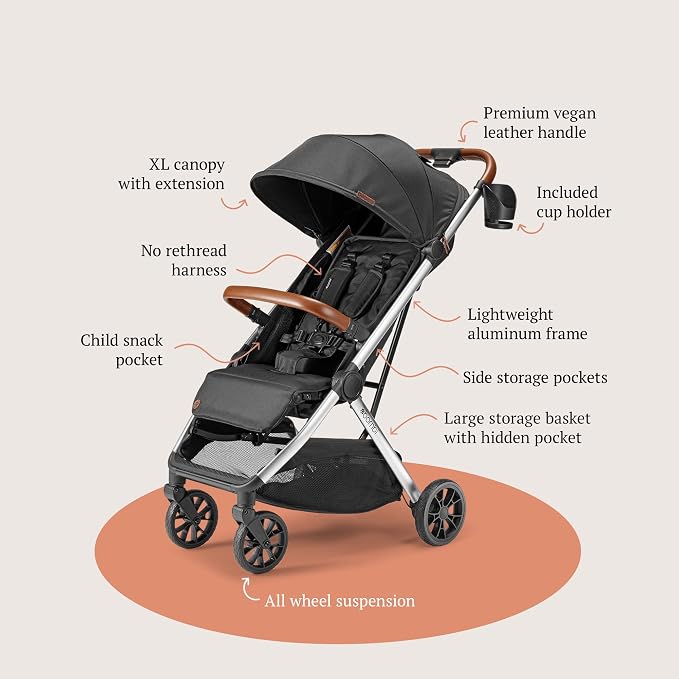 Bombi Bēbee V2 Lightweight Baby Stroller - Image 9