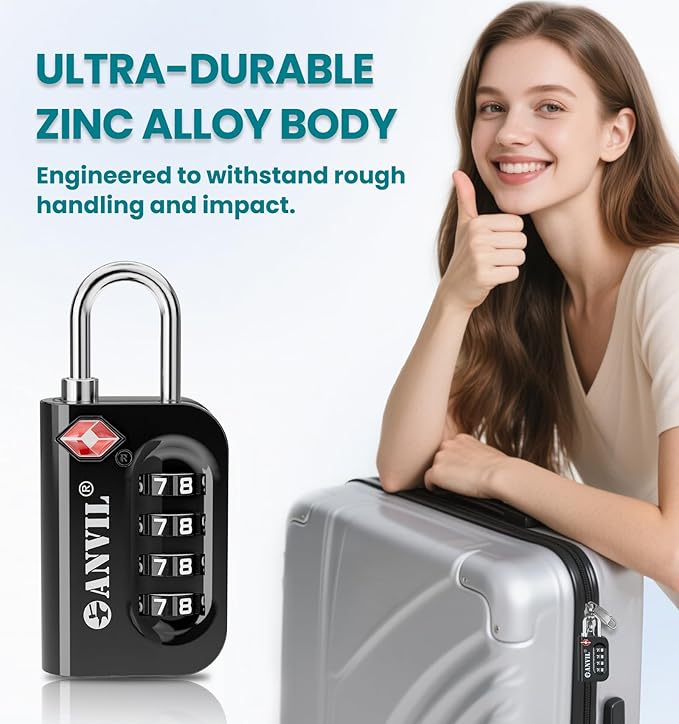 ANVIL TSA Approved Luggage Lock - Image 6
