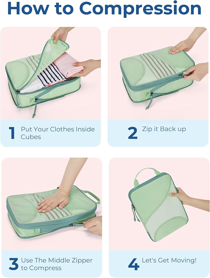 BAGSMART Compression Packing Cubes - Image 5