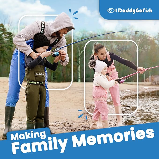 DaddyGoFish Kids Fishing Pole - Image 6