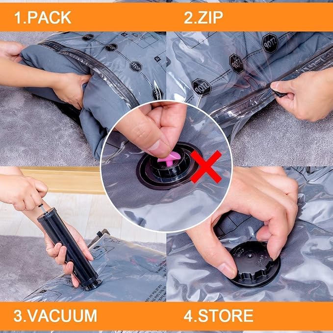 28 Pack Vacuum Storage Bags - Image 3
