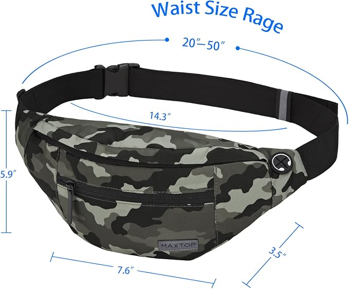 MAXTOP Large Crossbody Fanny Pack - Image 5