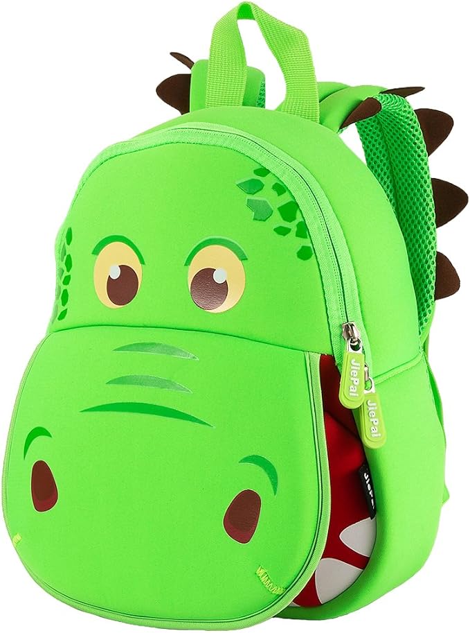 JiePai Dinosaur Toddler Backpack Hippo Kids Backpack Waterproof Cartoon by JiePai