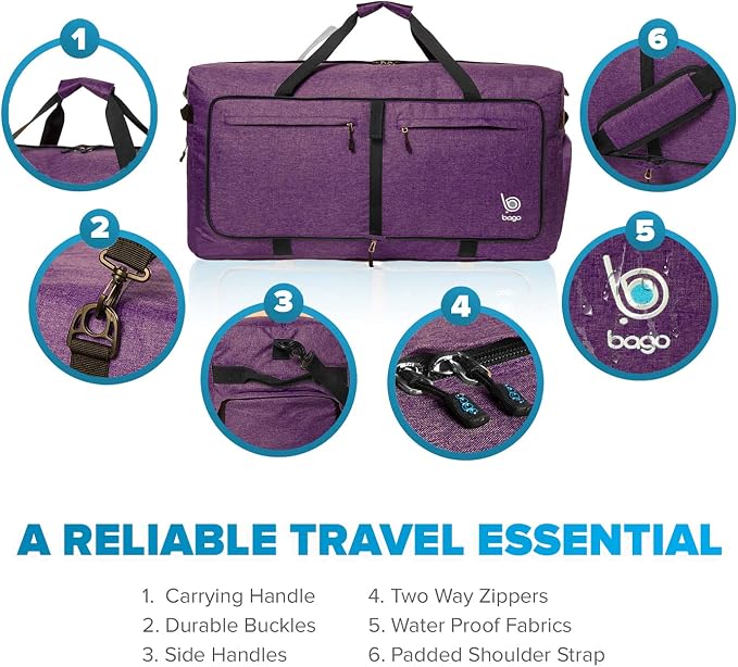 Bago Big XXL Foldable Duffel Bags - Image 3
