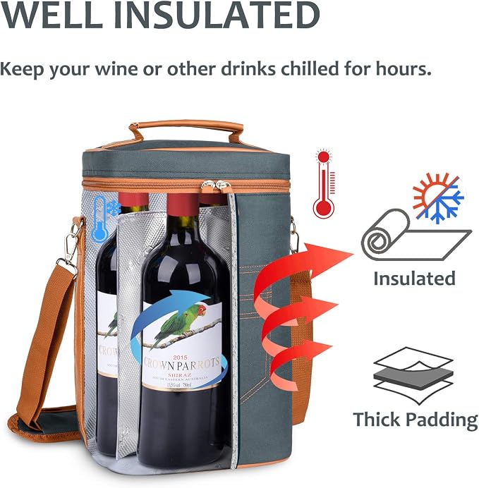 Tirrinia 4 Bottle Wine Gift Carrier - Image 2