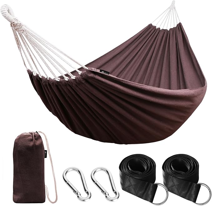 ANYOO Cotton Hammock Portable Camping Hammocks by Anyoo
