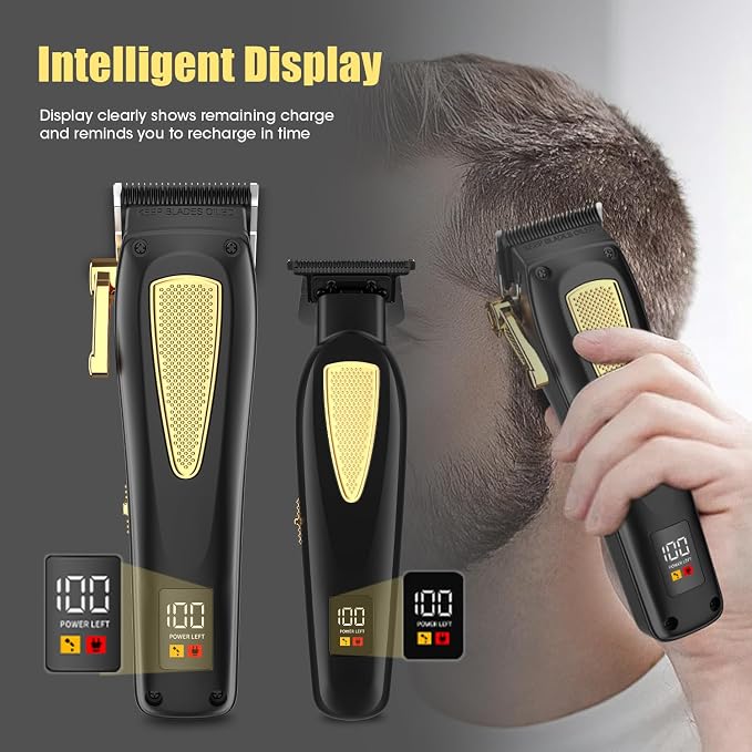 RESUXI Hair Clippers for Men Cordless Hair Trimmer Electric Shavers for Men Set - Image 3