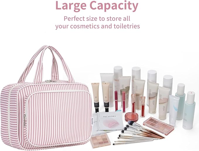 Narwey Striped Travel Toiletry Bag - Image 6