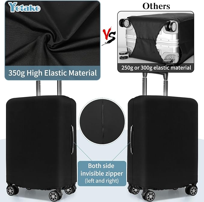 Yotako Luggage Cover, Thicker Luggage Protector Elastic Suitcase Cover Protector - Image 3