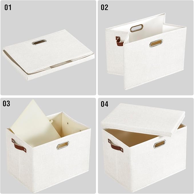 17" Large Collapsible Storage Bins - Image 6