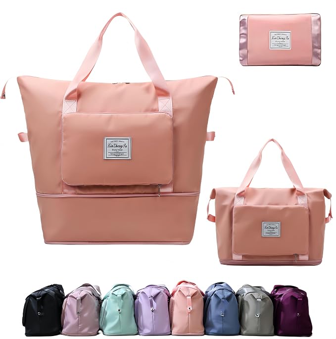 Large Capacity Foldable Travel Bag, Expandable lightweight Carry on Bag by Unknown