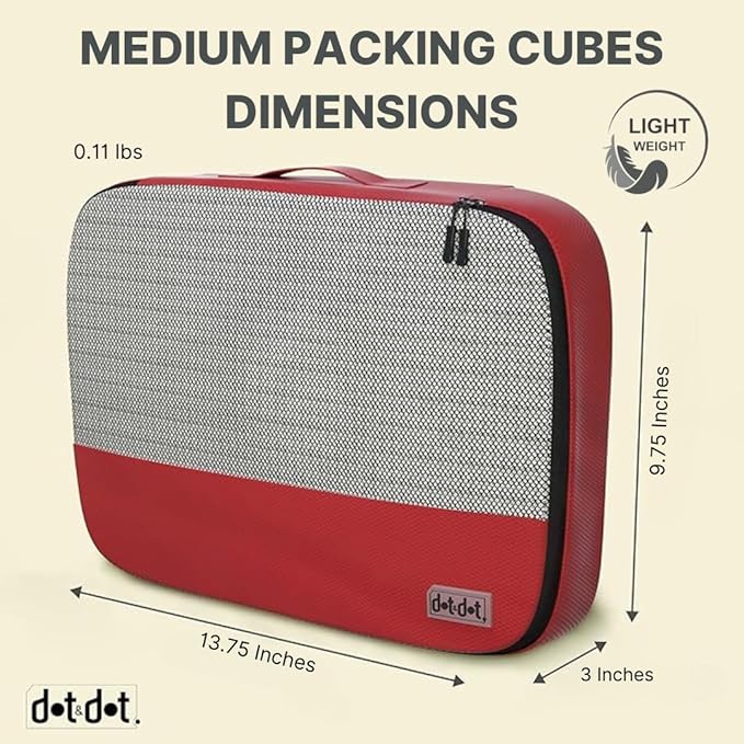 Medium Packing Cubes for Suitcases - Image 3