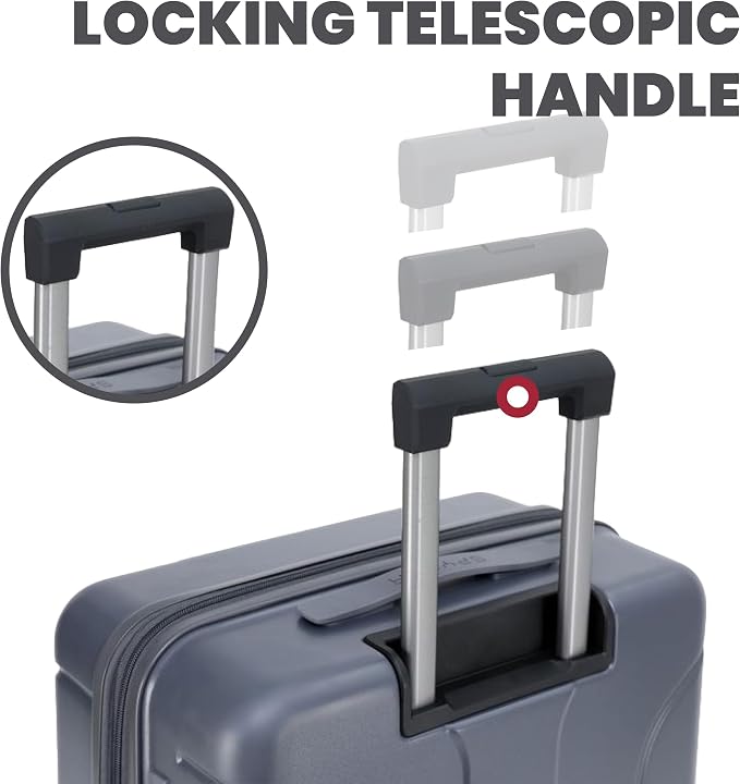 Spyder Carve 25 Inch Medium Expandable Hardside Upright Suitcase, - Image 6