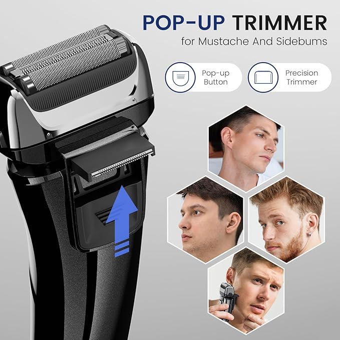 PRITECH Foil Shaver for Men, Electric Razor - Image 3