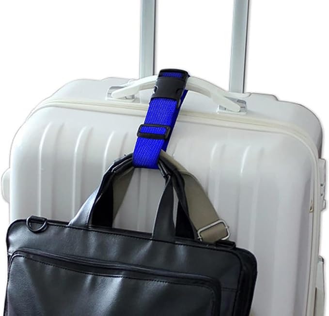 2Pack Luggage Straps Add Bag to Connect Two Suitcases, Adjustable Luggage Belt - Image 8