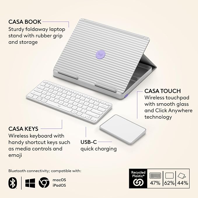 Logitech Casa Pop Up Desk Kit - Image 7