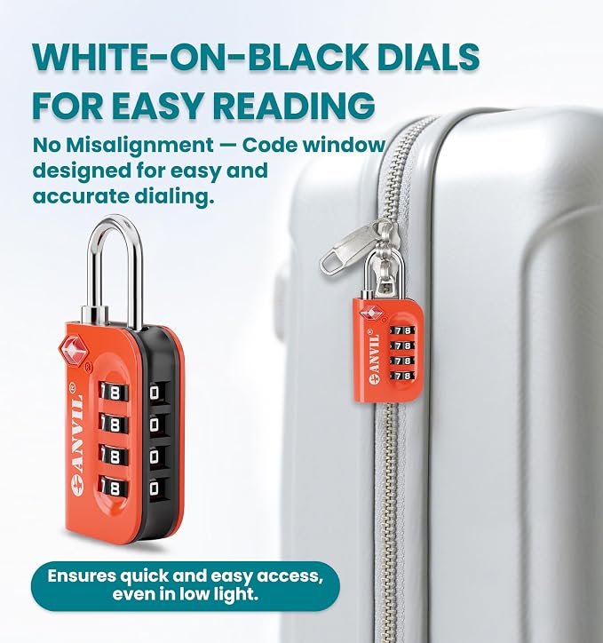 ANVIL TSA Approved Luggage Lock - Image 7