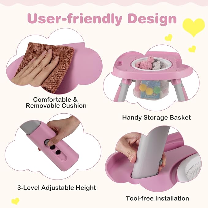 BABY JOY 16 in 1 High Chair, Convertible Baby Highchair - Image 9